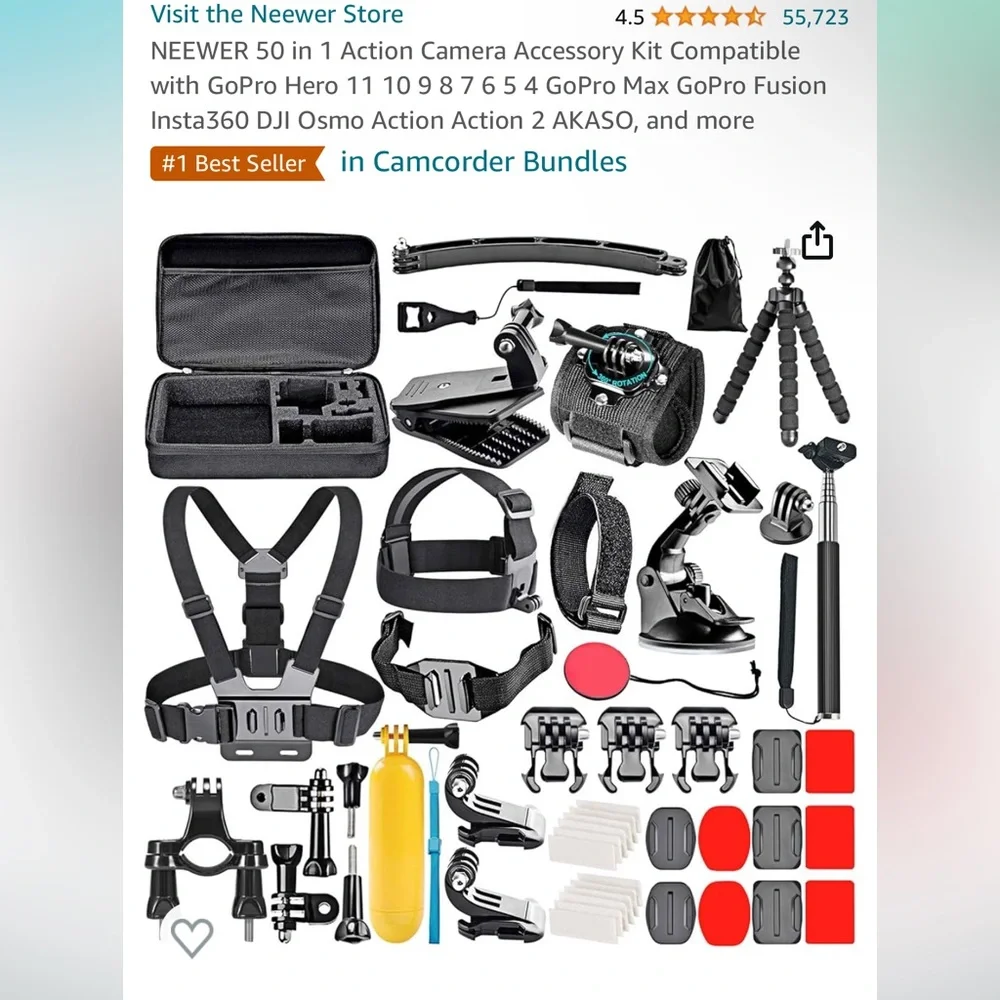 - GoPro Hero 4 Silver with Accessories and Charger